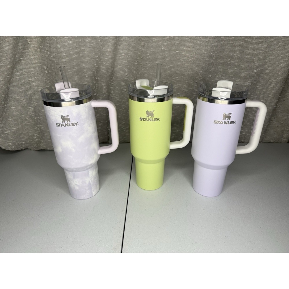 mixed lot of 3 40 oz stanley cups